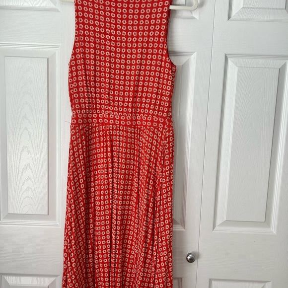 Anthropologie Maeve Orange Daisy Brianne Dress - Picture 5 of 6